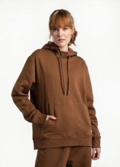 LOLE Essential Organic Cotton Hoodie - Black Walnut