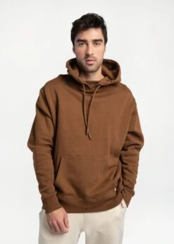 LOLE Essential Organic Cotton Hoodie - Black Walnut -Draptura Sales LSU0001 C207 7 1900x
