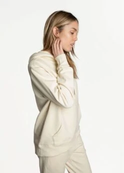 LOLE Essential Organic Cotton Hoodie - Ecru 9 LOLE Essential Organic Cotton Hoodie - Ecru -Draptura Sales LSU0001 W438 3 1900x