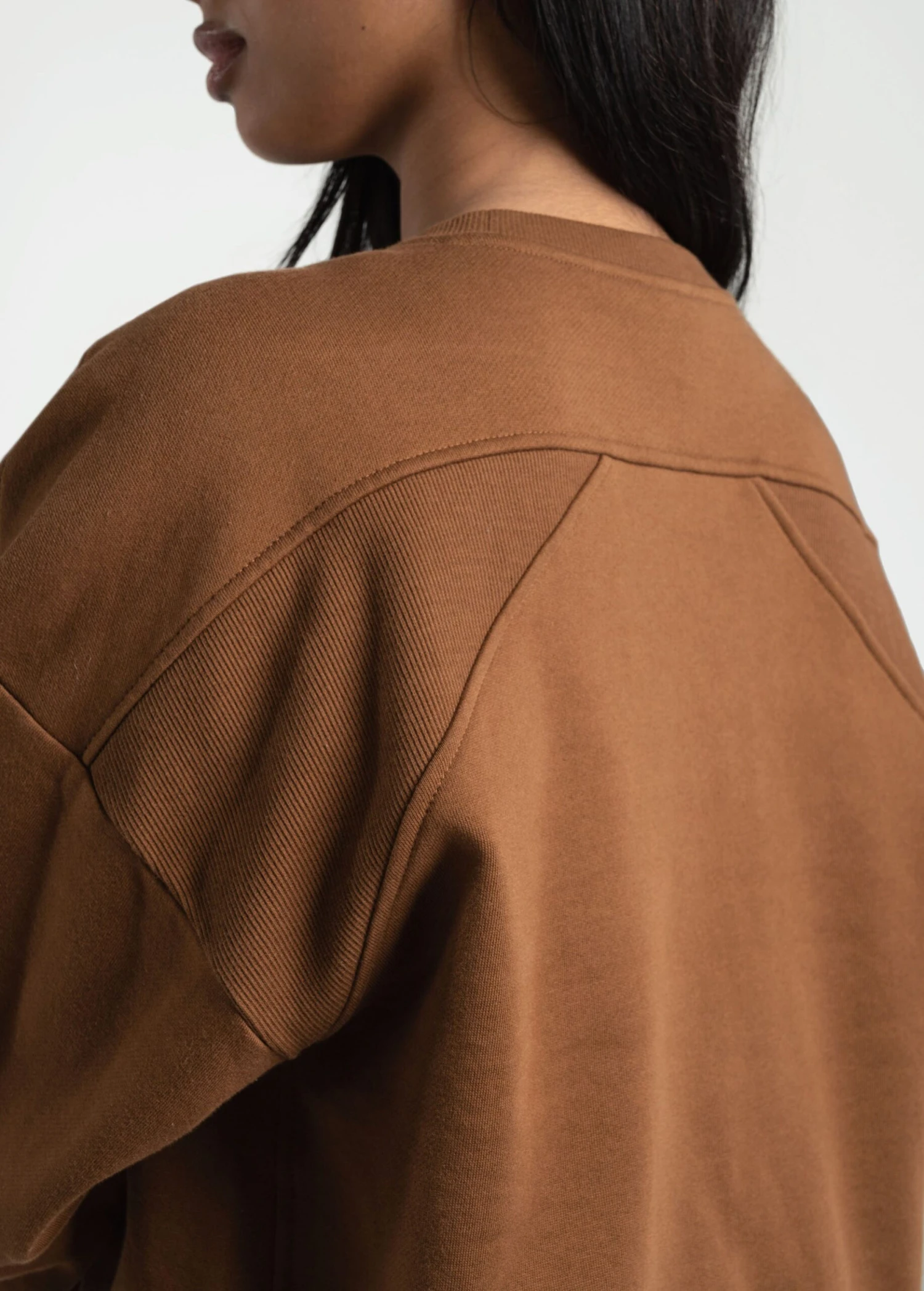 LOLE Essential Organic Pullover - Black Walnut 9 LOLE Essential Organic Pullover - Black Walnut - Image 7