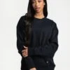 LOLE Essential Organic Pullover - Black -Draptura Sales LSU0002 N415 1 1900x