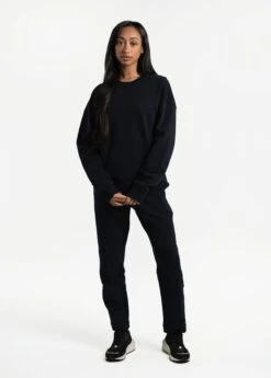 LOLE Essential Organic Pullover - Black -Draptura Sales LSU0002 N415 3 1900x