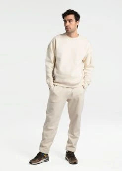 LOLE Essential Organic Pullover - Ecru -Draptura Sales LSU0002 W438 8 1900x