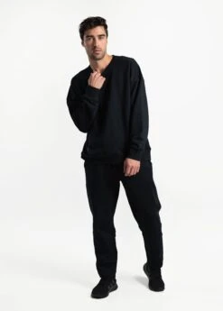 LOLE Essential Organic Cotton Joggers - Black -Draptura Sales LSU0003 N415 7 1900x