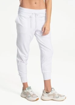 LOLE Half Moon Jogger - White -Draptura Sales LSW4093 W129 4 1900x