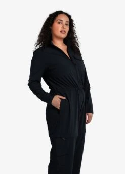 LOLE Forillon Jumpsuit - Black -Draptura Sales LSW4240 N415 5 1900x