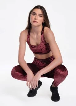 LOLE Burst Velvet Bra - Plum -Draptura Sales LSW4245 P708 5 1900x