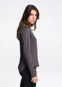 LOLE Repose Long Sleeve - Magnet -Draptura Sales LSW4256 BB04 4 1900x