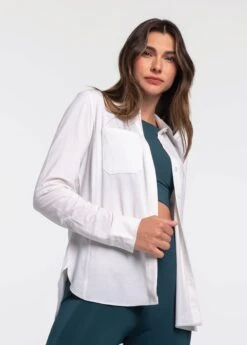 LOLE Everyday Shirt - Gardenia -Draptura Sales LSW4257 W432 6 1900x