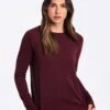 LOLE Performance Wool Long Sleeve - Plum -Draptura Sales LSW4262 P708 1 1900x
