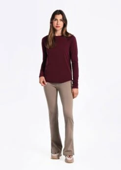 LOLE Performance Wool Long Sleeve - Plum -Draptura Sales LSW4262 P708 2 1900x