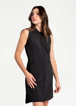 LOLE Momentum Shirt Dress - Black