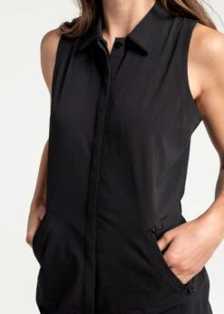 LOLE Momentum Shirt Dress - Black -Draptura Sales LSW4272 N415 6 1900x