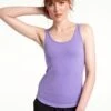 LOLE Organic Cotton Tank Top - Violet -Draptura Sales LSW4276 P721 1 1900x