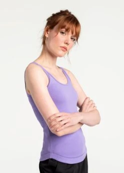 LOLE Organic Cotton Tank Top - Violet -Draptura Sales LSW4276 P721 3 1900x