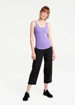 LOLE Organic Cotton Tank Top - Violet -Draptura Sales LSW4276 P721 4 1900x