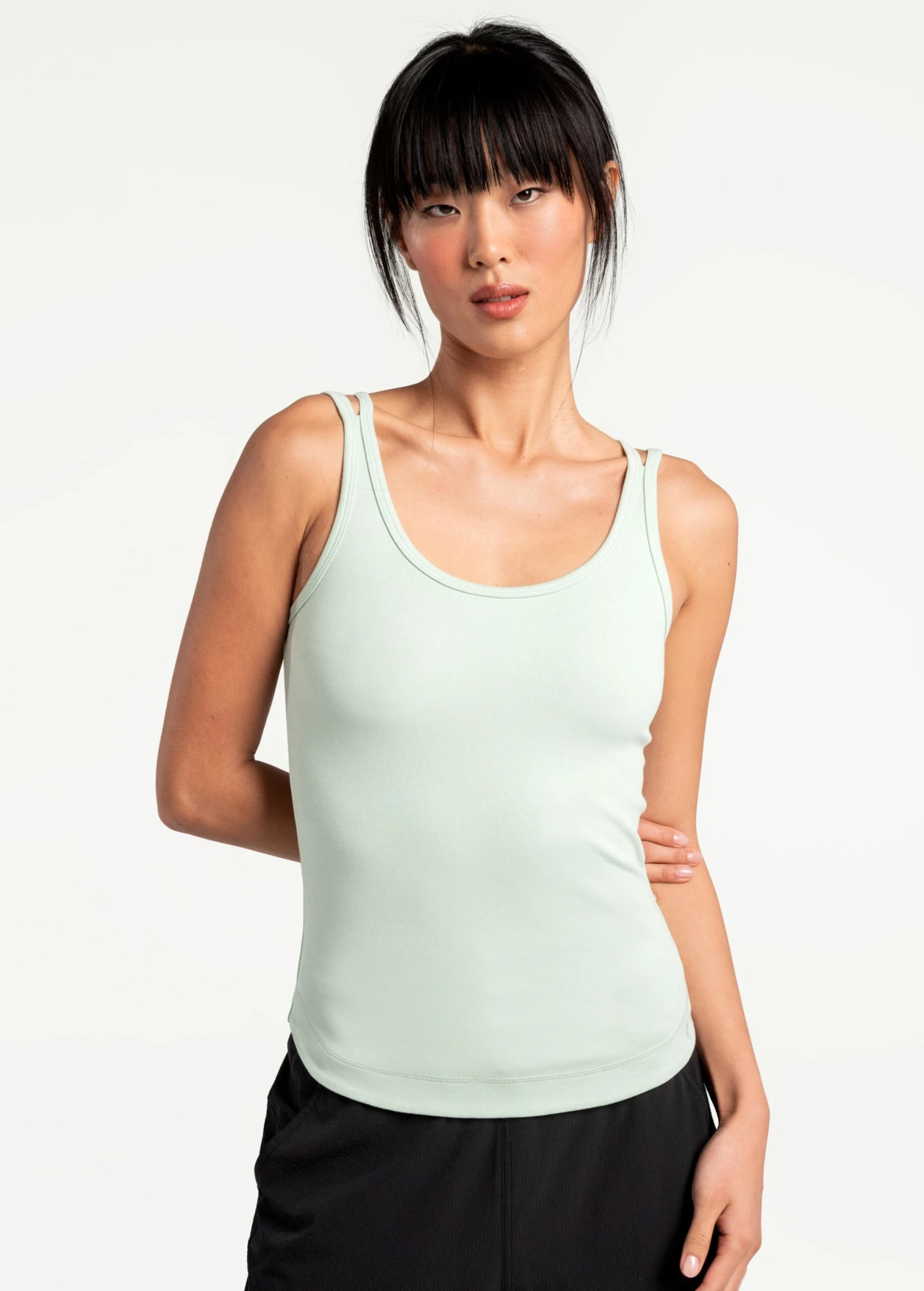 LOLE Organic Cotton Tank Top - Nebula Green 3 LOLE Organic Cotton Tank Top - Nebula Green
