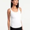 LOLE Organic Cotton Tank Top - White -Draptura Sales LSW4276 W101 1 1900x