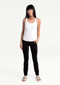 LOLE Organic Cotton Tank Top - White -Draptura Sales LSW4276 W101 3 1900x