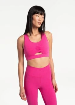 LOLE Organic Cotton Bra - Rhubarb -Draptura Sales LSW4281 K765 3 1900x