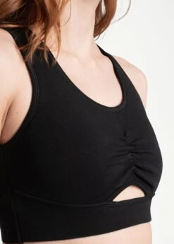 LOLE Organic Cotton Bra - Black -Draptura Sales LSW4281 N415 6 1900x