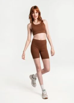 LOLE Comfort Stretch Biker Shorts - Black Walnut
