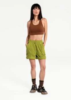 LOLE Wander Cargo Shorts - Kelp
