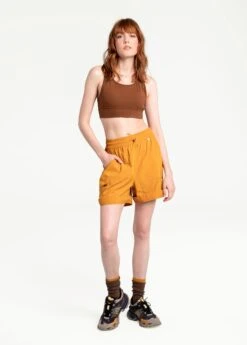 LOLE Wander Cargo Shorts - Inca Gold