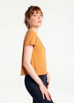 LOLE Everyday Short Sleeve - Inca Gold -Draptura Sales LSW4294 Y283 4 1900x