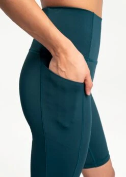 LOLE Step Up Biker Shorts - Emerald -Draptura Sales LSW4300 V776 5 1900x