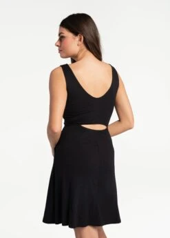 LOLE Traverse V-Neck Dress - Black -Draptura Sales LSW4308 N415 4 1900x