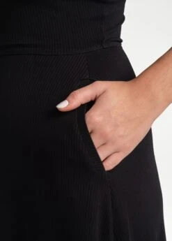 LOLE Traverse V-Neck Dress - Black -Draptura Sales LSW4308 N415 7 1900x