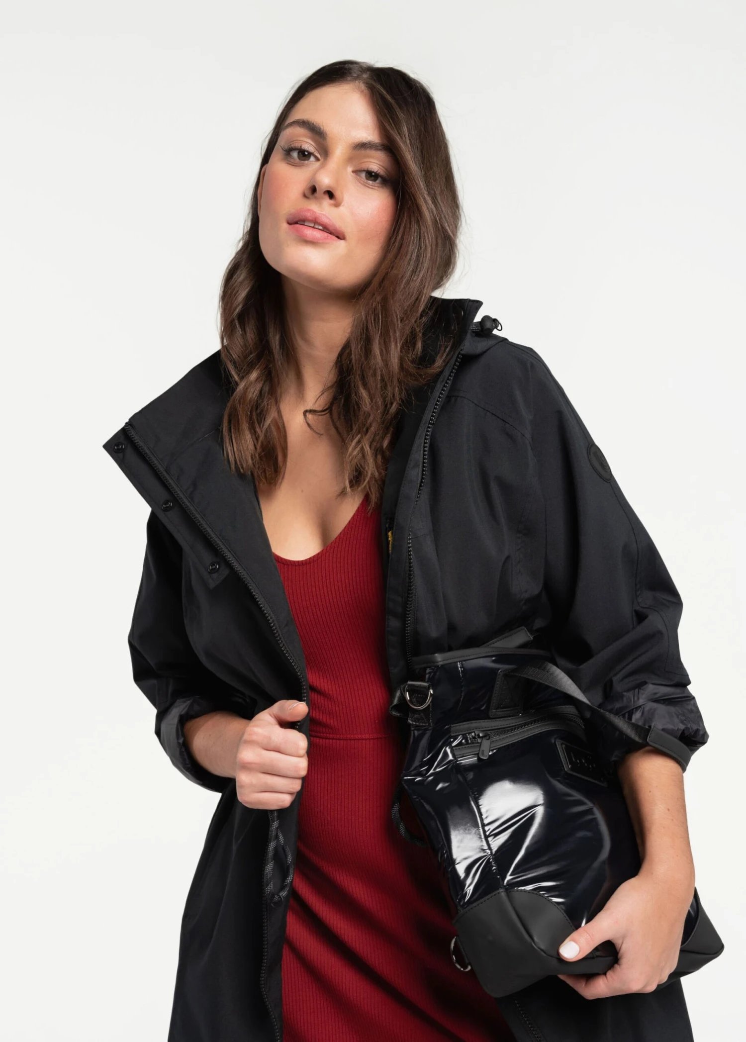 LOLE Traverse V-Neck Dress - Merlot 9 LOLE Traverse V-Neck Dress - Merlot - Image 7