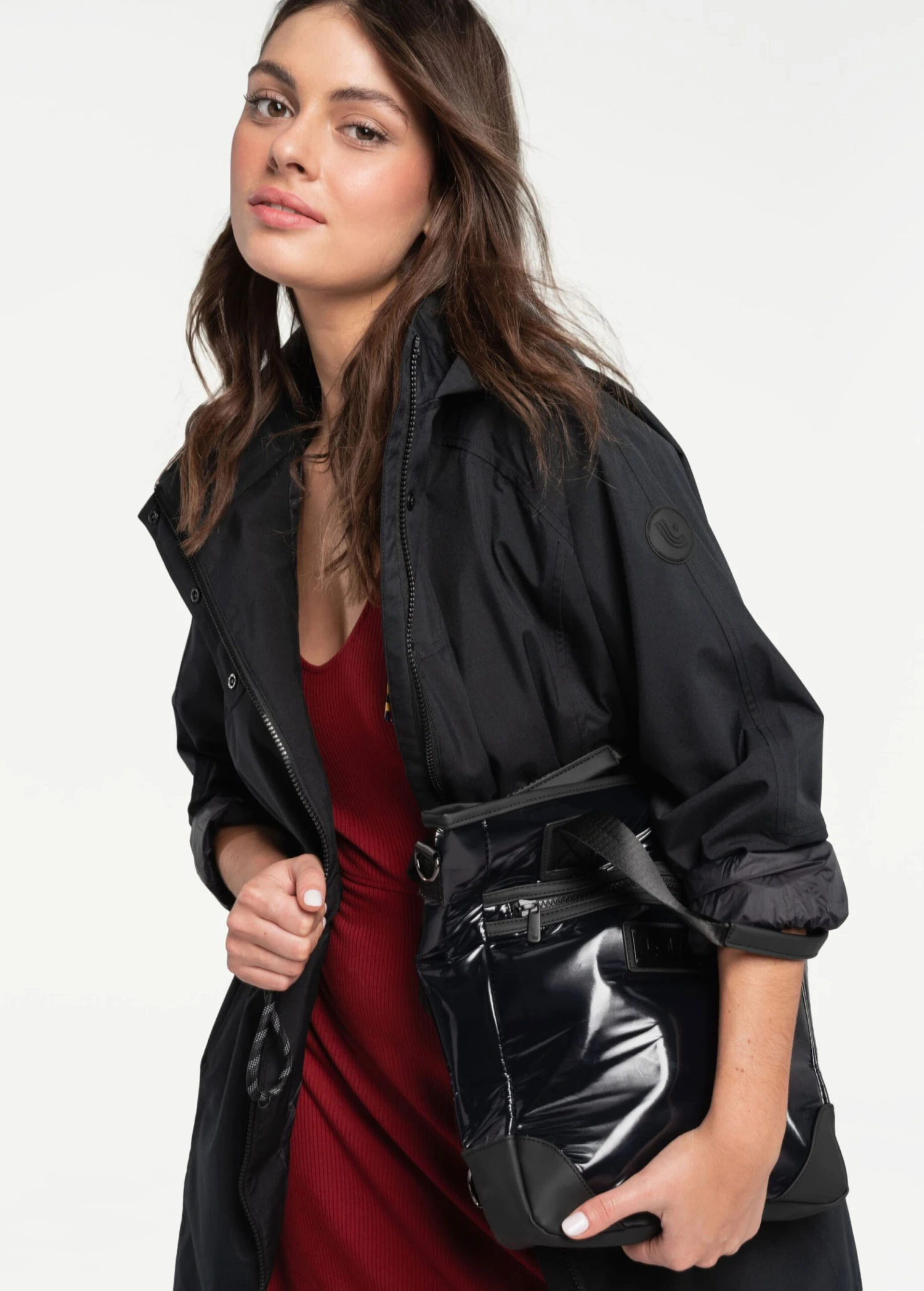 LOLE Traverse V-Neck Dress - Merlot 10 LOLE Traverse V-Neck Dress - Merlot - Image 8