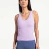 LOLE Asana V-Neck Tank Top - Lilac -Draptura Sales LSW4323 P720 1 1900x