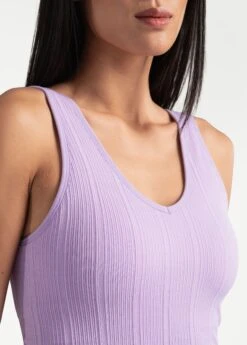 LOLE Asana V-Neck Tank Top - Lilac 13 LOLE Asana V-Neck Tank Top - Lilac -Draptura Sales LSW4323 P720 5 1900x