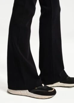 LOLE Organic Cotton Bootleg Pants - Black -Draptura Sales LSW4326 N415 6 1900x