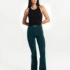 LOLE Organic Cotton Bootleg Pants - Emerald -Draptura Sales LSW4326 V776 1 1900x