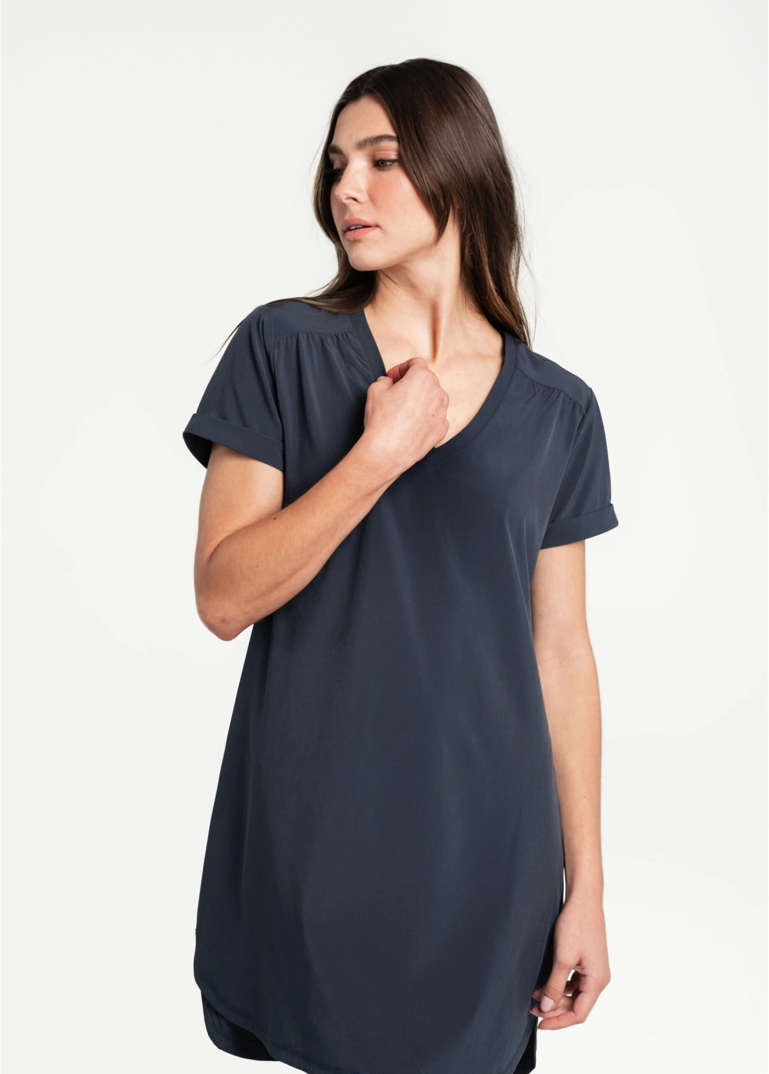 LOLE Olivie V-Neck Dress - Outerspace 3 LOLE Olivie V-Neck Dress - Outerspace