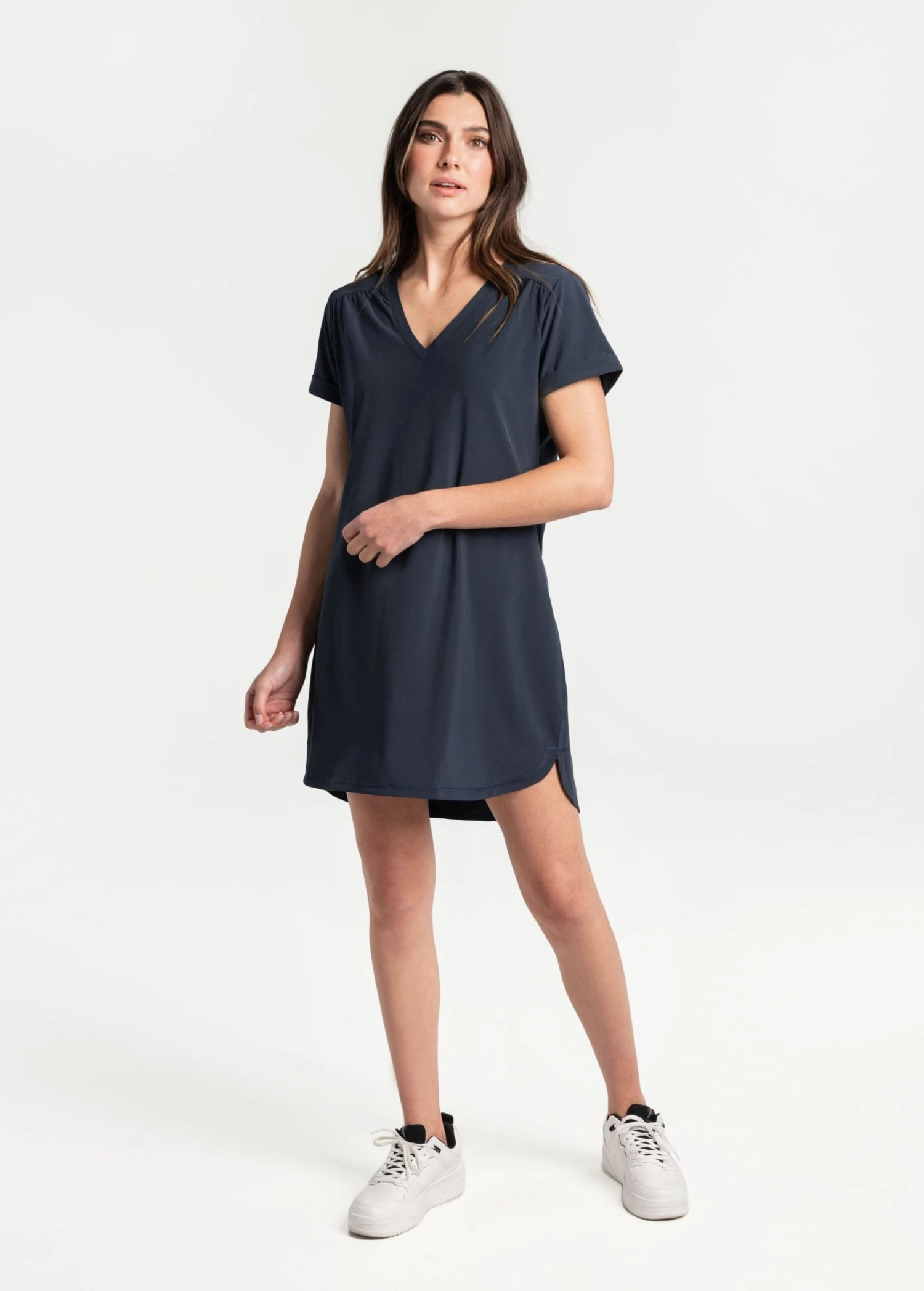 LOLE Olivie V-Neck Dress - Outerspace 6 LOLE Olivie V-Neck Dress - Outerspace - Image 4