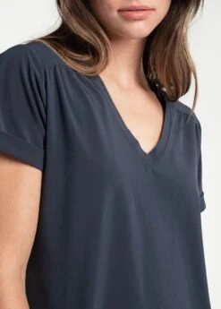 LOLE Olivie V-Neck Dress - Outerspace 13 LOLE Olivie V-Neck Dress - Outerspace -Draptura Sales LSW4333 B773 6 1900x