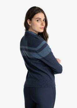LOLE Eco Wool Turtle Neck Pullover - Outerspace Heather -Draptura Sales LSW4357 BB07 4 1900x