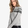 LOLE Eco Wool Turtle Neck Pullover - Light Grey Heather -Draptura Sales LSW4357 G178 1 1900x