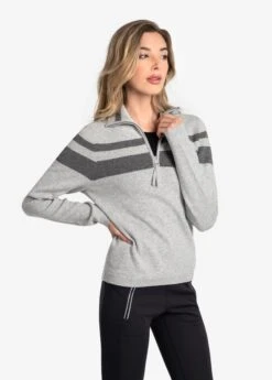 LOLE Eco Wool Turtle Neck Pullover - Light Grey Heather 9 LOLE Eco Wool Turtle Neck Pullover - Light Grey Heather -Draptura Sales LSW4357 G178 3 1900x