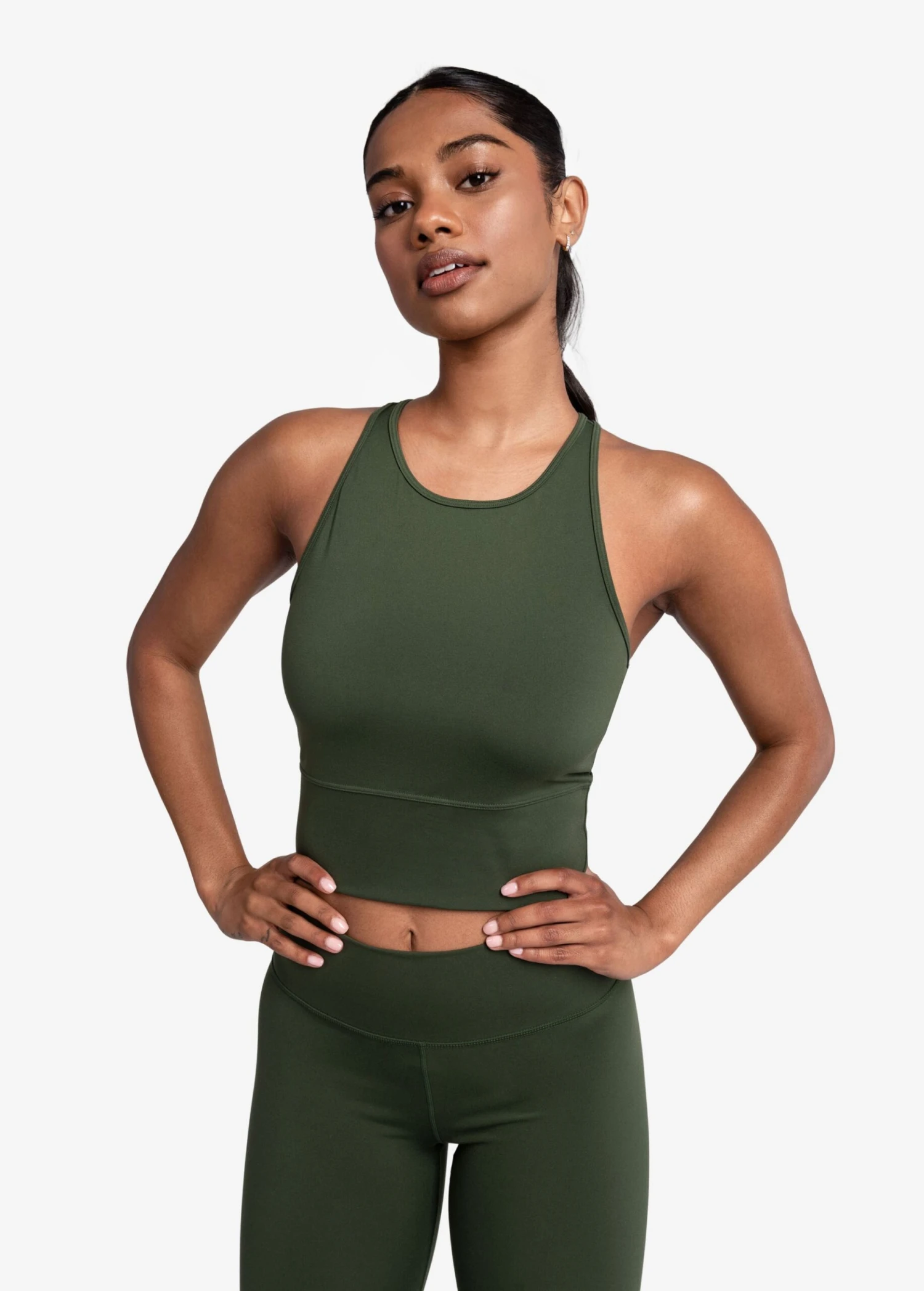 LOLE Comfort Stretch Tank Top - Kombu 8 LOLE Comfort Stretch Tank Top - Kombu - Image 6