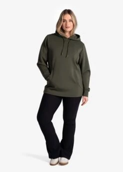 LOLE Spacer Long Sleeve Tunic - Kombu -Draptura Sales LSW4367 V761 4 1900x