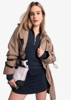 LOLE Traverse 1/2 Zip Dress - Outerspace Heather -Draptura Sales LSW4370 BB07 8 1900x