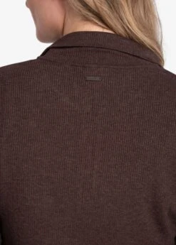 LOLE Traverse 1/2 Zip Dress - Java Heather -Draptura Sales LSW4370 C224 6 1900x