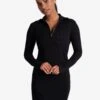 LOLE Traverse 1/2 Zip Dress - Black -Draptura Sales LSW4370 N415 1 1900x