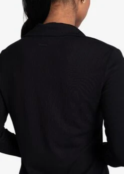 LOLE Traverse 1/2 Zip Dress - Black -Draptura Sales LSW4370 N415 7 1900x